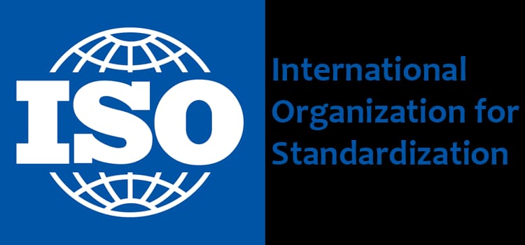 logo iso with text